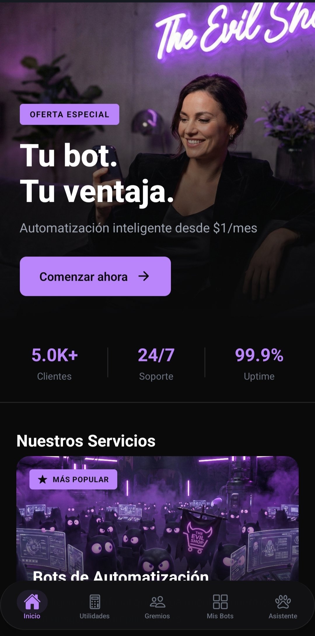App The Evil Shop - Fiesta de Gremio
