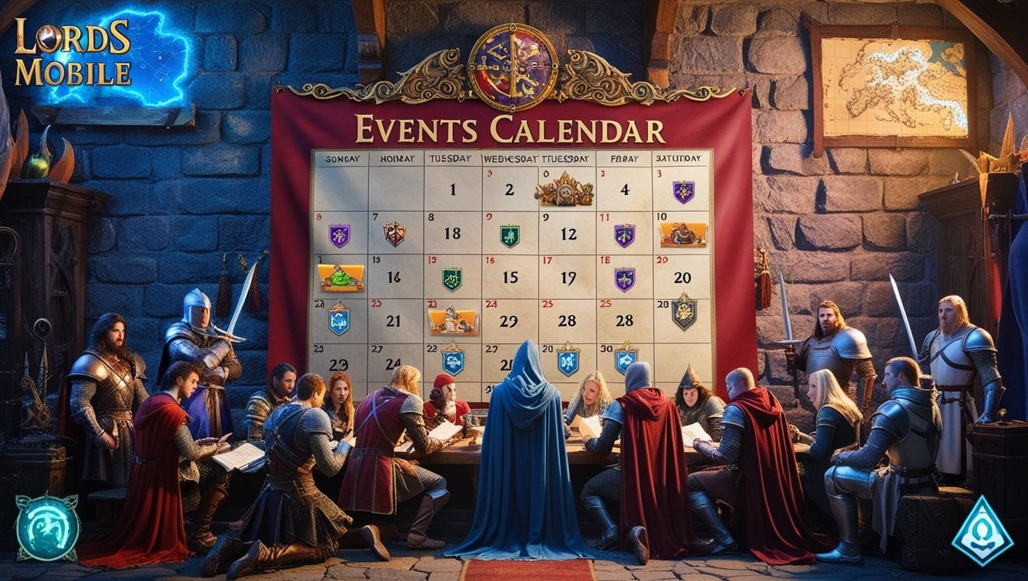 Calendario Lords Mobile 2025